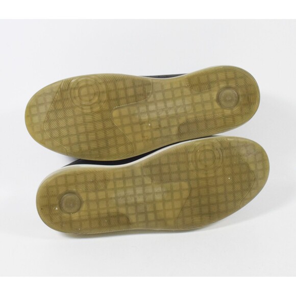 Ecco Black Leather Perferrated Lace Up Casual Tennis Shoe Sneakers Sz 42 - Picture 5 of 5